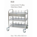 New Style Medical Appliances 304 Stainless Steel Surgical Instrument Trolley